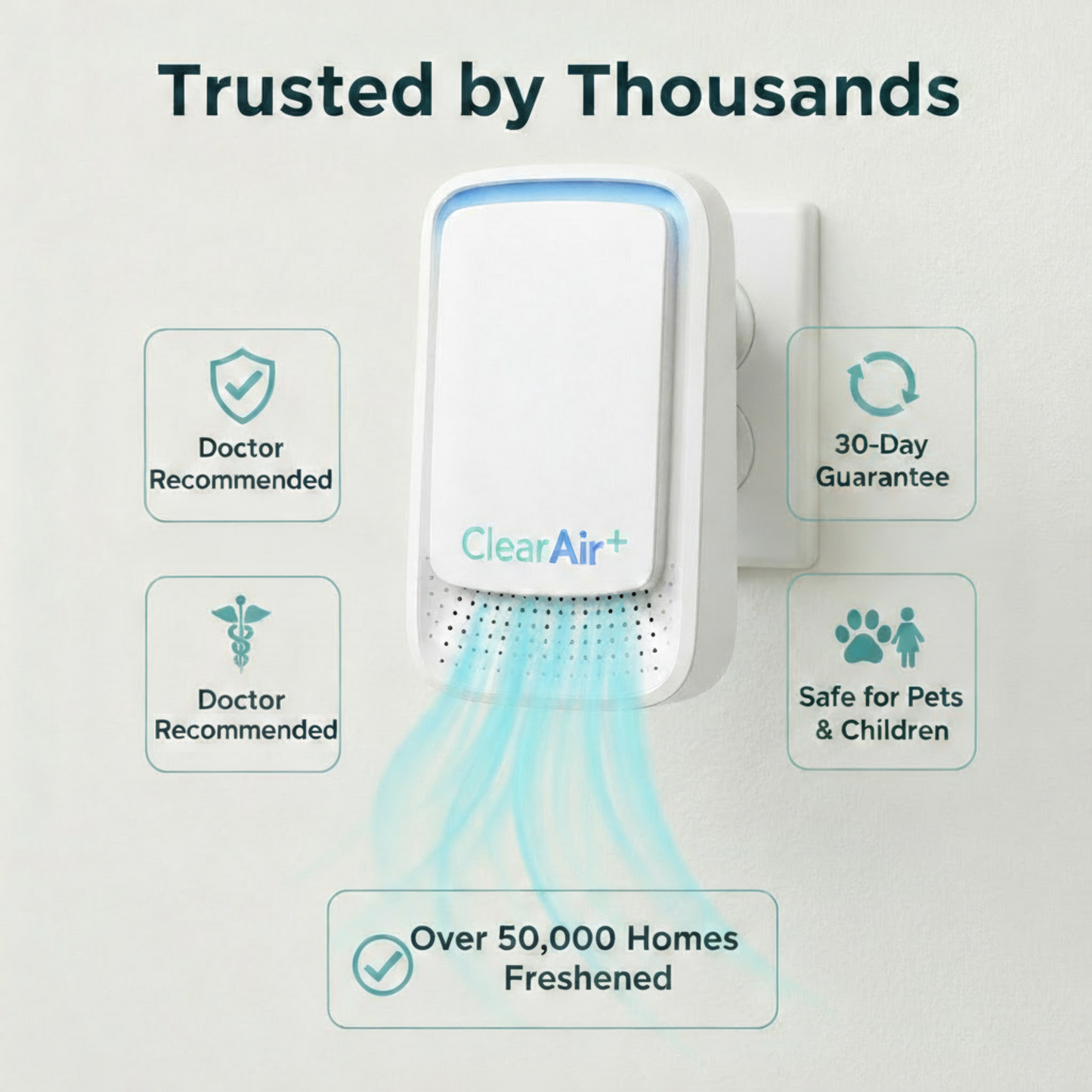 ClearAir+™ Air Ionizer
